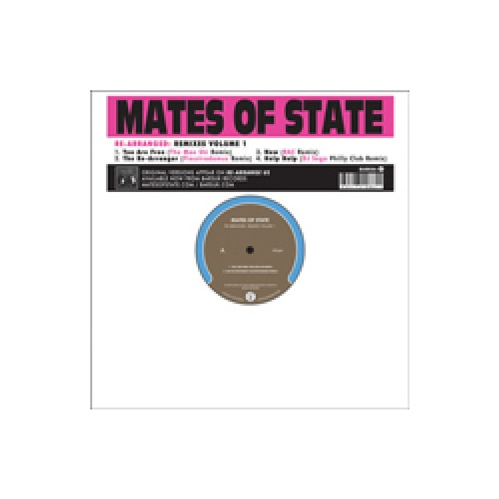 Mates Of State - Re-arranged Remixes Vol.1 - 12" Vinyl