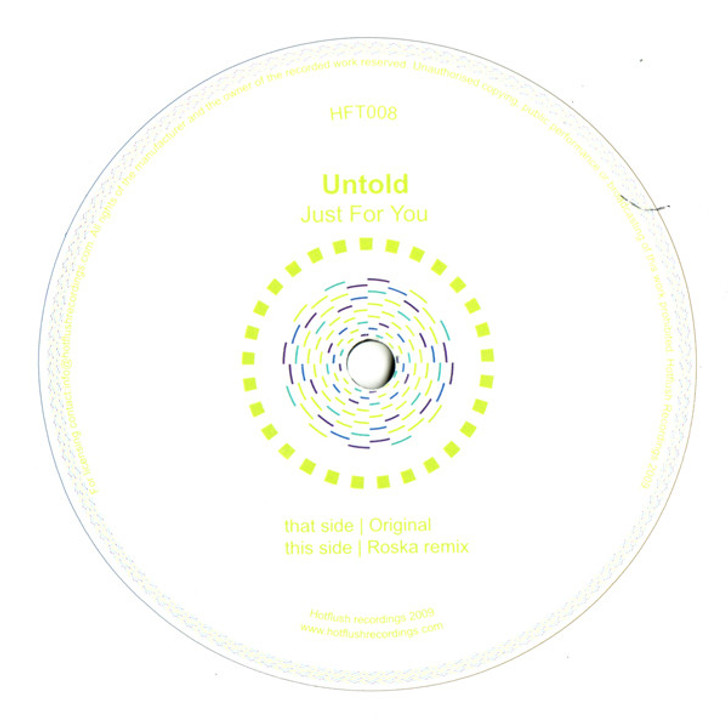 Untold - Just For You - 12" Vinyl