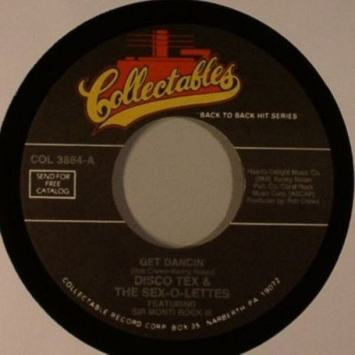 Disco Tex - Get Dancin/Dance Wit Choo - 7" Vinyl
