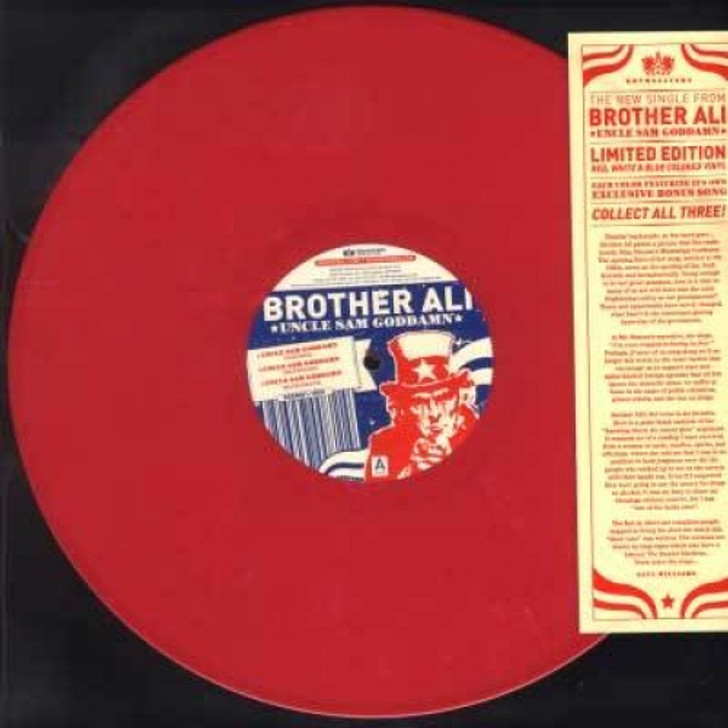 Brother Ali - Uncle Sam.. RED - 12" Vinyl