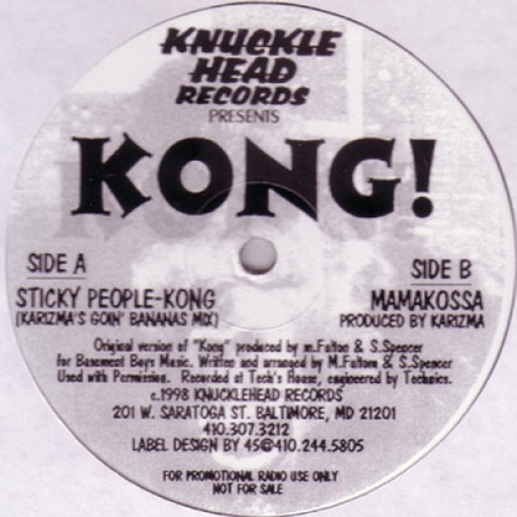 Sticky People/Karizma - Kong - 12" Vinyl