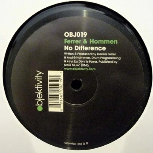 Dennis Ferrer & Hommen - No Difference - 10" Vinyl