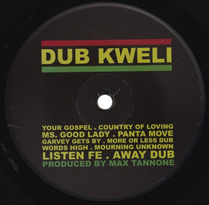 Talib Kweli/Max Tannone - DUB KWELI - LP Vinyl