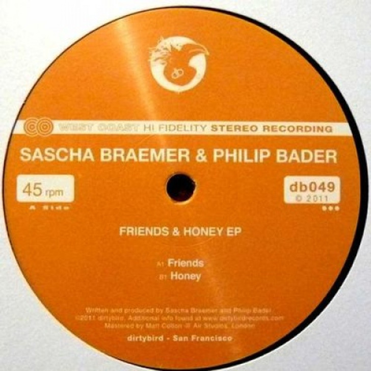 Sascha Braemer & Philip Bader - Friends & Honey - 12" Vinyl