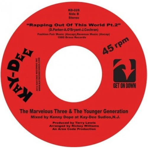 The Marvelous Three - Rapping Out Of This World - 7" Colored Vinyl