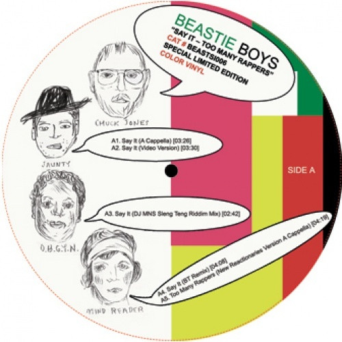 Beastie Boys - Say It Remix - 12" Vinyl