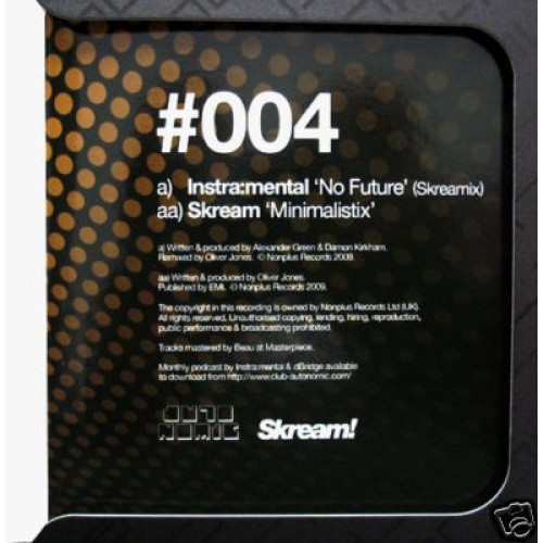 Instra:mental/Skream - No Future - 12" Vinyl