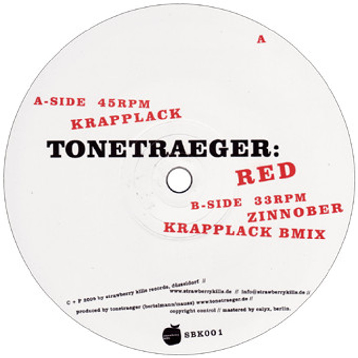 Tonetraeger - Red - 12" Vinyl
