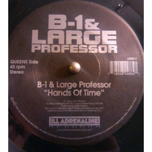 B-1 & Large Professor / O.C. - Hands Of Time/ Spitgame - 7" Vinyl