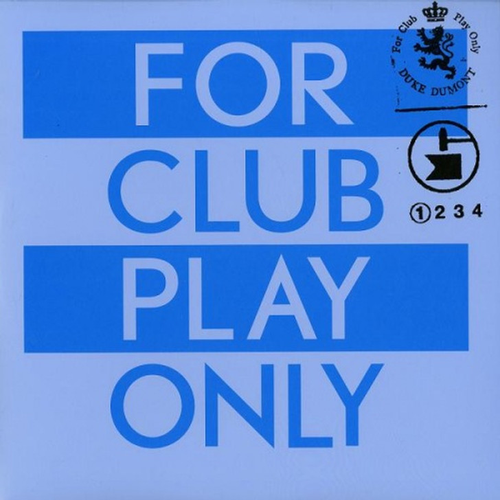 Duke Dumont - For Club Play Only Pt.1 - 12" Vinyl