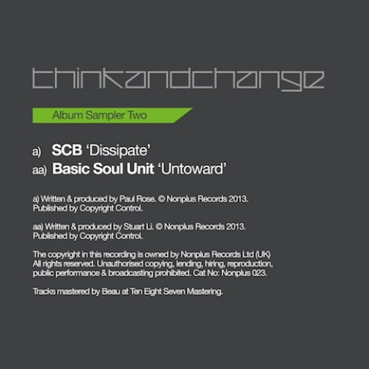 Various Artists - Think & Change Sampler 2 - 12" Vinyl