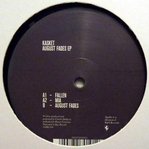 Kasket - August Fades - 12" Vinyl