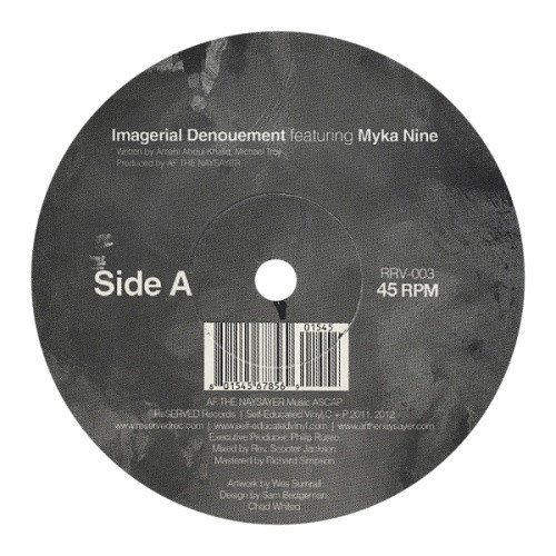 Af The Naysayer - Imagerial Denouement - 7" Vinyl