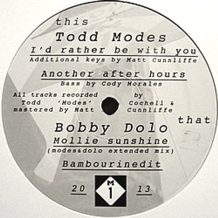 Todd Moles /  Bobby Dolo - M1 Sssns #4 - 12" Vinyl