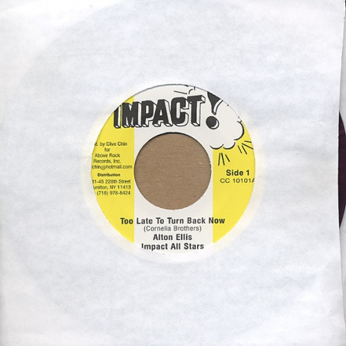 Alton Ellis - Too Late To Turn Back Now - 7" Vinyl