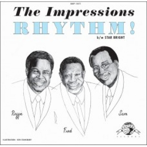 The Impressions - Rhythm/Star Bright - 7" Vinyl