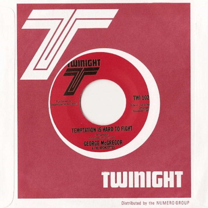 George McGregor & Bronzettes - Temptation Is Hard To Fight - 7" Vinyl