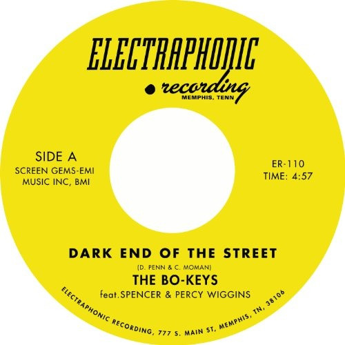 The Bo-Keys feat. Percy Wiggins - Dark End Of The Street - 7" Vinyl