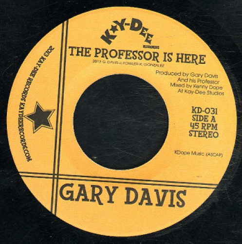 Gary Davis - The Professor Is Here - 7" Vinyl