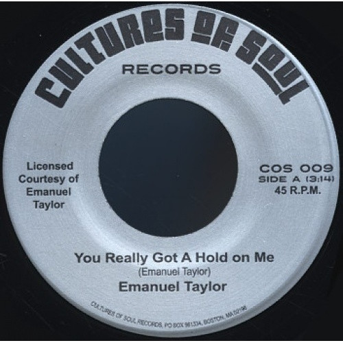 Emanuel Taylor - You Really Got A Hold On Me - 7" Vinyl