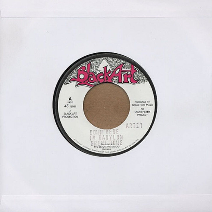 Brent Dowe - In Babylon - 7" Vinyl