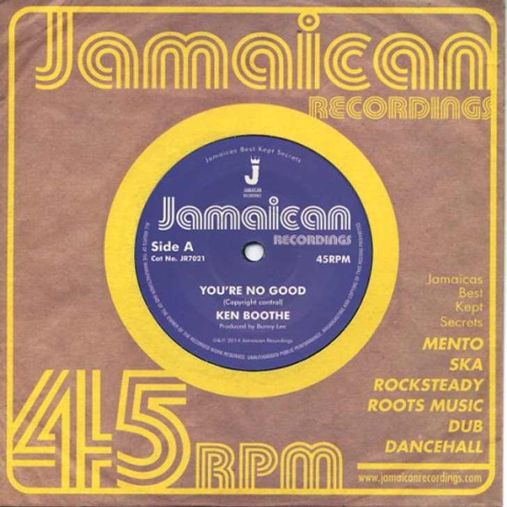 Ken Boothe - You're No Good - 7" Vinyl