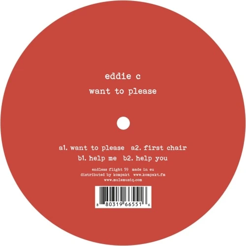 Eddie C - Want to Please - 12" Vinyl