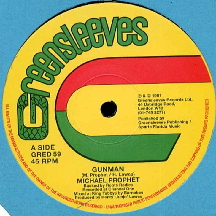 Michael Prophet - Gunman (Greensleeves) - 12" Vinyl