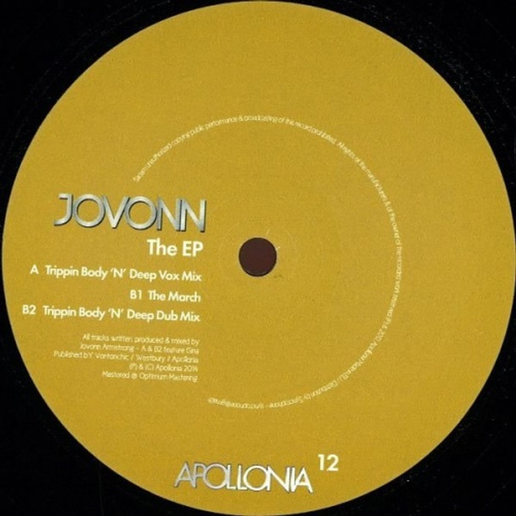 Jovonn - The EP - 12" Vinyl