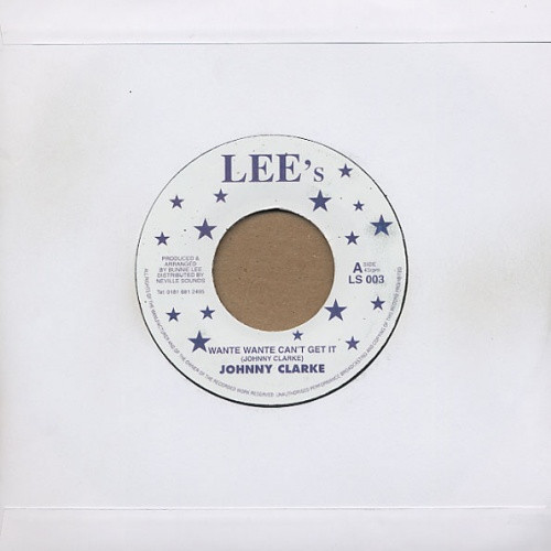 Johnny Clarke - Wante - 7" Vinyl