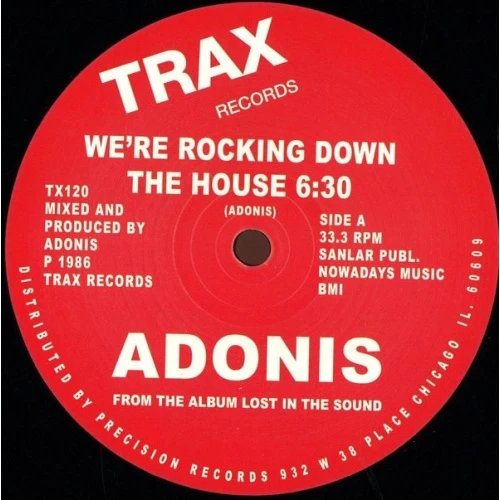 Adonis - Rocking Down the House - 12" Vinyl