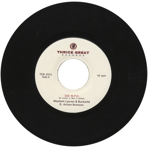 Meyhem Lauren & Buckwild - 100 MPH - 7" Vinyl