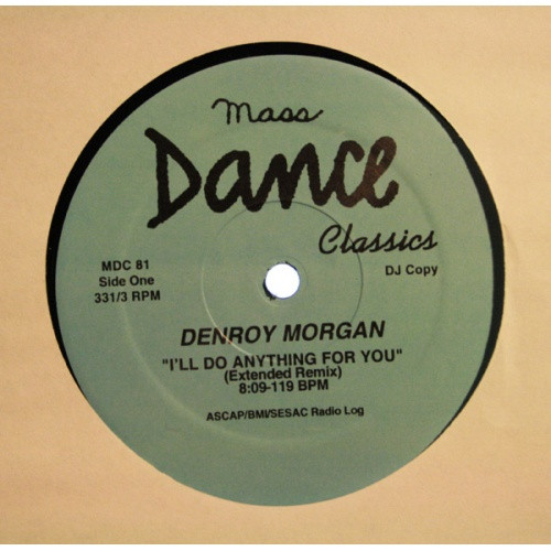 Denroy Morgan - I'll Do Anyting For You - 12" Vinyl