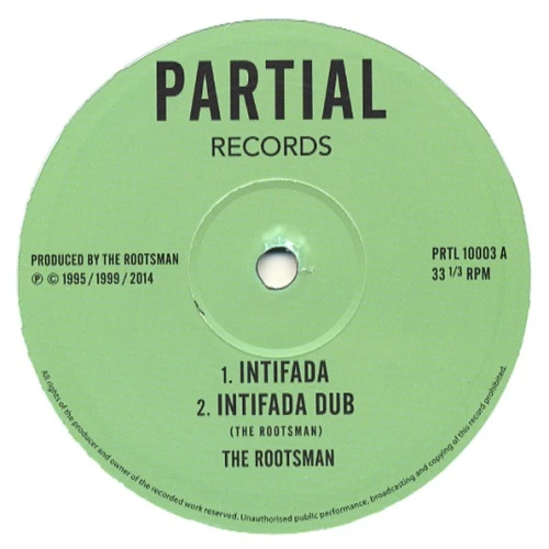 The Rootsman - Intifada - 10" Vinyl