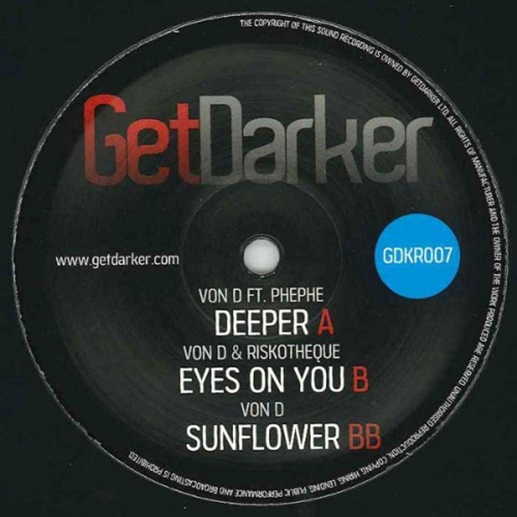 Von D - Deeper - 12" Vinyl