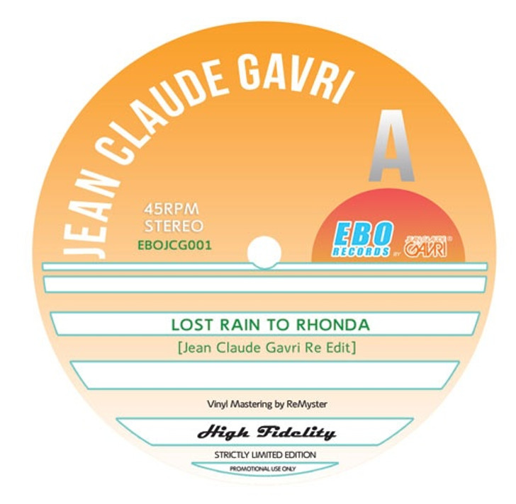 Jean Claude Gavri - Lost Rain To Rhonda - 12" Vinyl