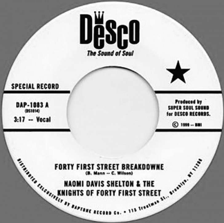 Naomi Davis Shelton & The Knights Of Forty First Street - Forty First Street Breakdowne - 7" Vinyl