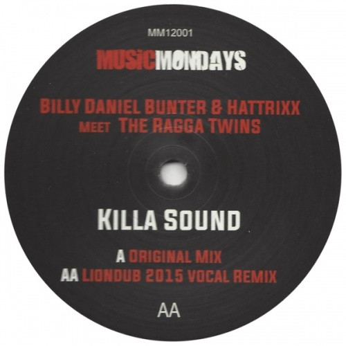 Billy "Daniel" Bunter & Hattrixx meet The Ragga Twins - Killa Sound - 12" Vinyl