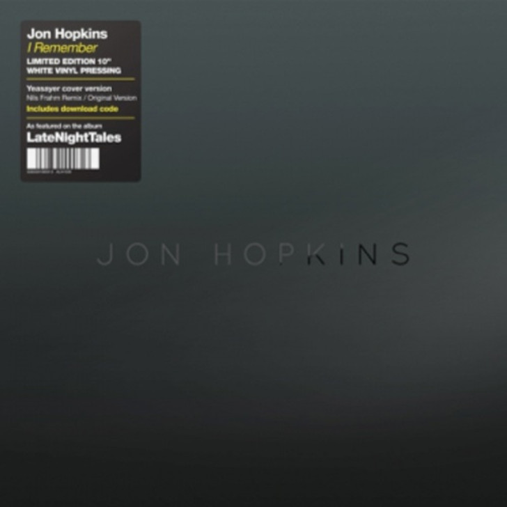 Jon Hopkins - I Remember RSD - 10" Colored Vinyl