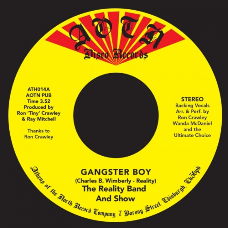 The Reality Band & Show - Gangster Boy - 7" Vinyl