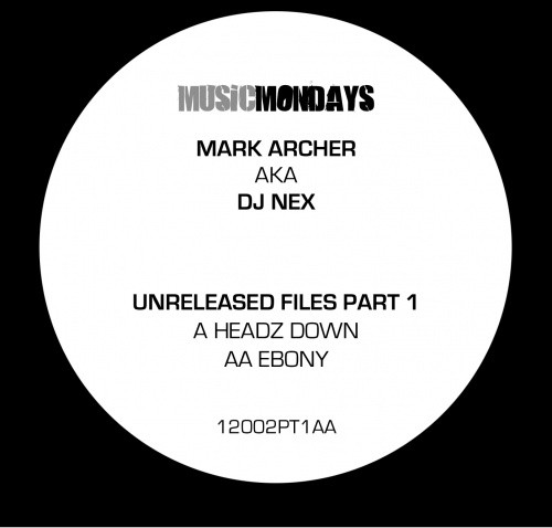 Dj Nex - Unreleased Files Pt. 1 - 12" Vinyl