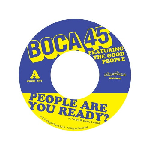 Boca 45 - People Are You Ready? - 7" Vinyl