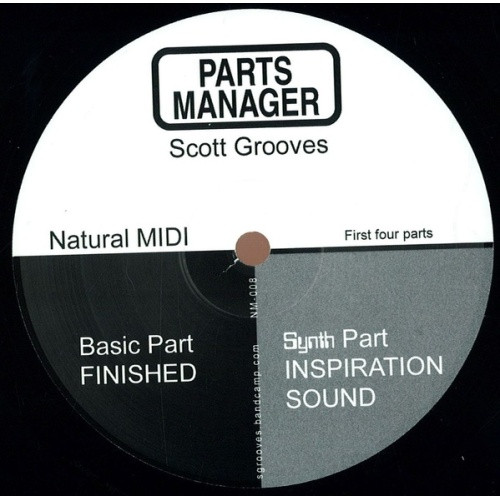 Scott Grooves - Parts Manager - 12" Vinyl 