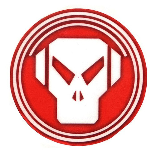 Sicmats - Metalheadz Red / White - Slipmats (Pair)