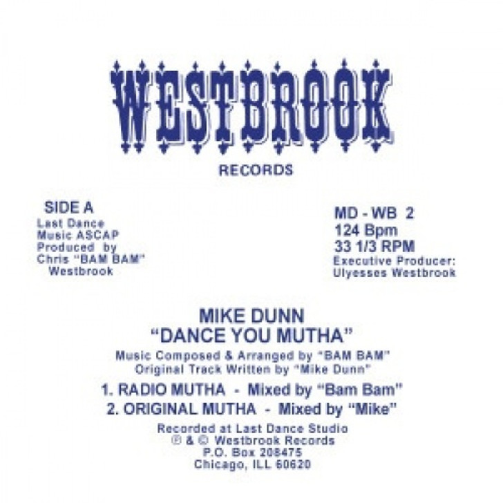 Mike Dunn - Dance You Mutha - 12" Vinyl