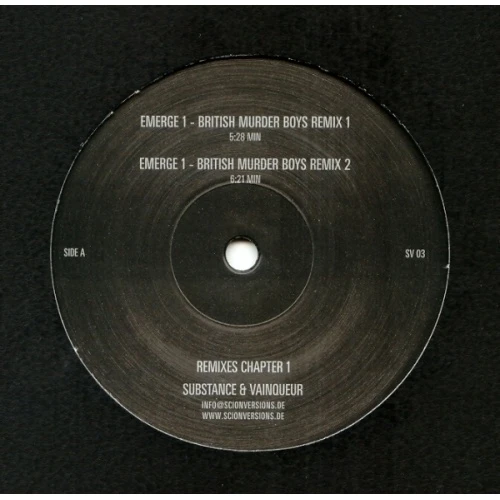 Substance & Vainqueur - Remixes Chapter 1 - 12" Vinyl
