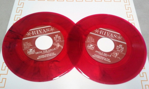 Roger Rivas & The Brothers Of Reggae - Christmas Time - 7" Colored Vinyl