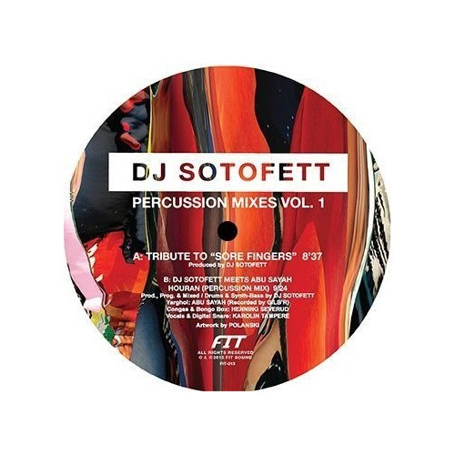 DJ Sotofett - Percussion Mixes Vol 1 - 12" Vinyl