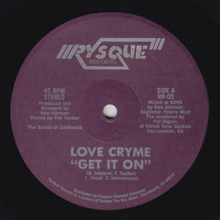 Love Cryme - Get It On / Fffreak - 12" Vinyl