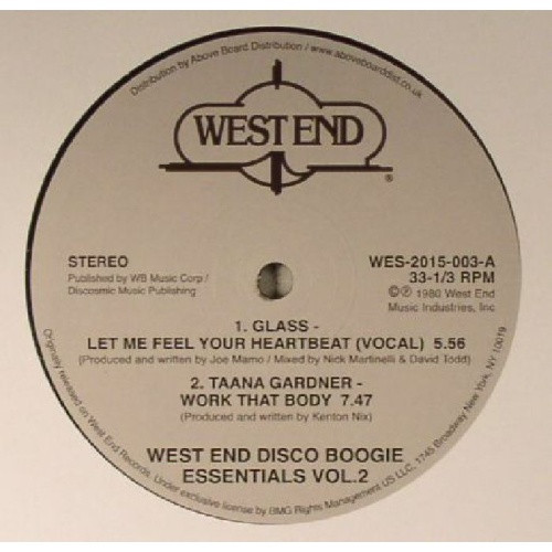 Various Artists - West End Disco Boogie Essentials Vol. 2 - 12" Vinyl